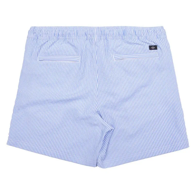 DOCKERS Short de bain court à rayures Homme BLEU Sale