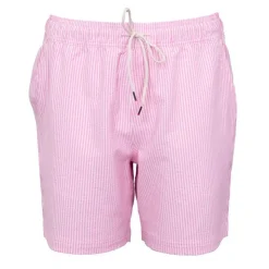 DOCKERS Short de bain court à rayures Homme ROSE Discount
