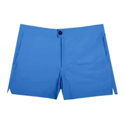 APPARTINENZA Short de bain uni avec bouton Homme BLEU ROI Best