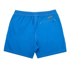 APPARTINENZA Short de bain uni avec surpiqure Homme BLEU ROI Hot