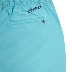 APPARTINENZA Short de bain uni avec surpiqure Homme BLEU New