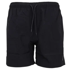 US POLO Short de bain uni logo brodé Homme NOIR