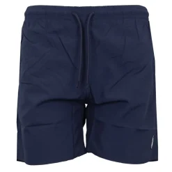 US POLO Short de bain uni noir logo brodé Homme BLEU FONCE Sale