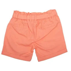 CHEVIGNON Short en coton avec ceinture et motif à fleurs Enfant ORANGE CLAIR