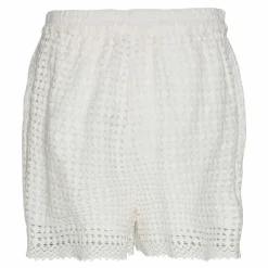 VERO MODA Short en crochet 100% coton BLANC ECRU Discount