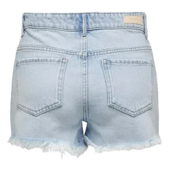 ONLY Short en jeans avec strass Femme BLEU CLAIR Hot
