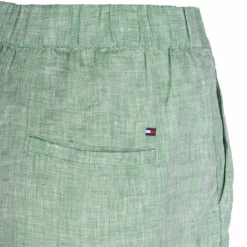 TOMMY HILFIGER Short en lin mi long taille haute Femme VERT Best