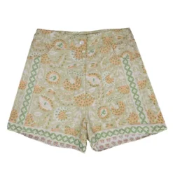 ANTIK BATIK Short flavie coton à fleurs Femme VERT CLAIR Best
