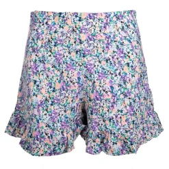 DEELUXE 74 Short fleuri à volants Femme MULTICOLORE Discount