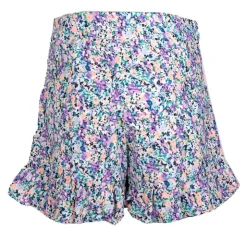 DEELUXE 74 Short fleuri à volants Femme MULTICOLORE Discount