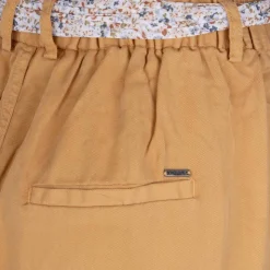 DEELUXE 74 Short fluide ceinture foulard imprimé fleurie Femme MARRON Online