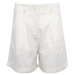 LA PETITE ETOILE Short ivoire lin sevia Femme BLANC ECRU Sale