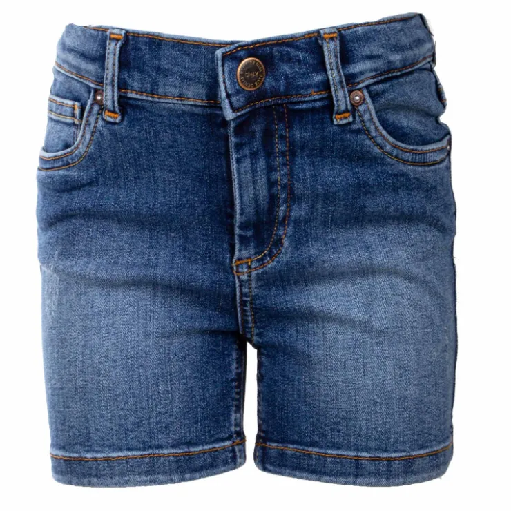 KIDS ONLY Short jean délavé coton BCI doux stretch Fille BLEU Clearance