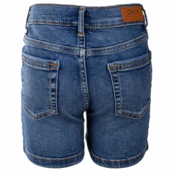 KIDS ONLY Short jean délavé coton BCI doux stretch Fille BLEU Clearance