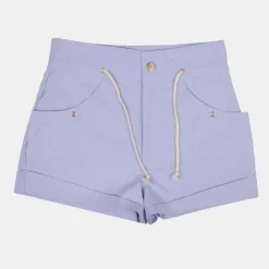 ANTIK BATIK Short kim court à revers Femme BLEU CLAIR Outlet