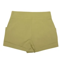 ANTIK BATIK Short kim court à revers Femme KAKI Sale