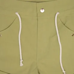 ANTIK BATIK Short kim court à revers Femme KAKI Sale