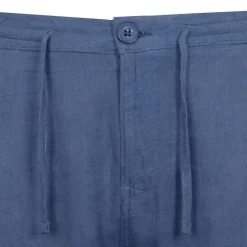 PANAME BROTHERS Short lin mélangé cordon de serrage bali Homme BLEU INDIGO Outlet