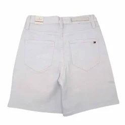 TOMMY HILFIGER Short mi long jean Femme BLANC