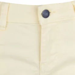 DEELUXE 74 Short mini stretch coton avec ourlets Femme JAUNE Outlet