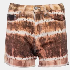 PLEASE Short mother of pearl tye and die marron Femme MARRON CLAIR Outlet