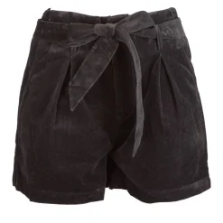 DEELUXE 74 Short en velours Femme NOIR Hot