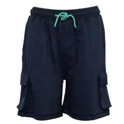 DEELUXE 74 Short orange maui jogging avec poches Homme BLEU FONCE Outlet