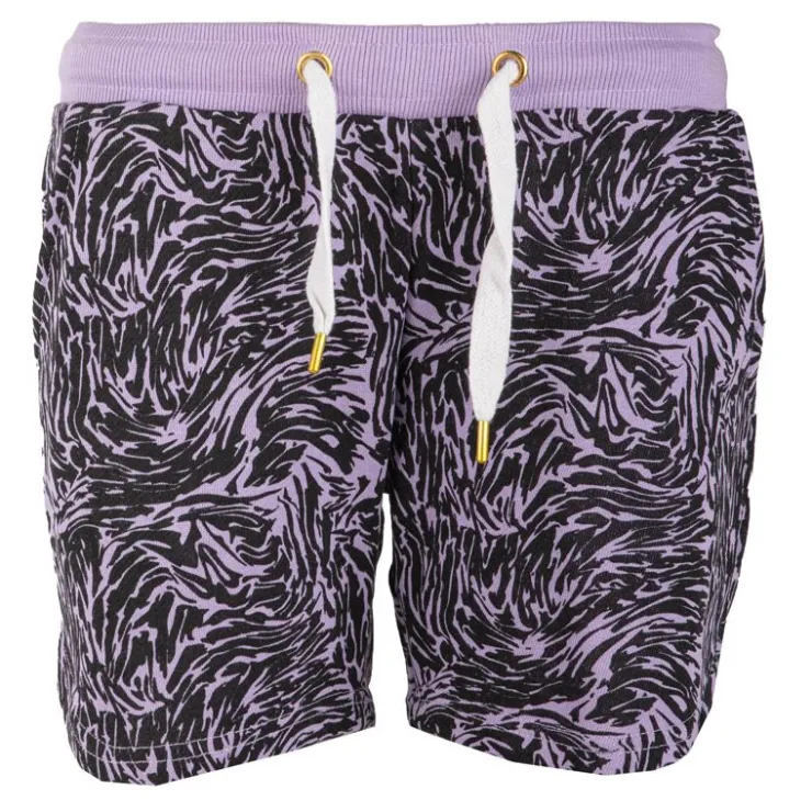 JOSEPH 'IN Short Saco coton imprimé zèbre Femme VIOLET New