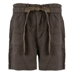 ONLY Short taille haute avec ceinture en tencel Femme KAKI