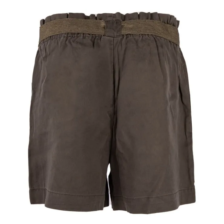 ONLY Short taille haute avec ceinture en tencel Femme KAKI