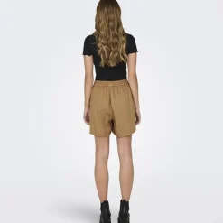 ONLY Short taille haute fluide avec poches Femme MARRON CLAIR Outlet