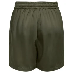 ONLY Short taille haute fluide avec poches Femme KAKI New