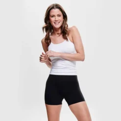 ONLY Shorty cycliste moulant taille haute Femme NOIR Online