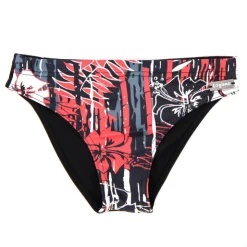 LAGUNE Slip de bain imprimé logo Enfant ROUGE Hot