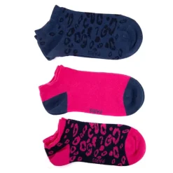 BILL TORNADE Socquette fantaisie lot x3 Femme BLEU FONCE Online