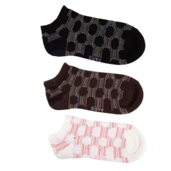 BILL TORNADE Socquette fantaisie lot x3 Femme BLANC Clearance