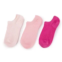 LULU CASTAGNETTE Socquettes lot x3 lalita Femme ROSE New