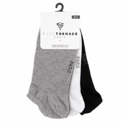 BILL TORNADE Socquettes sneakers lot x3 homme Homme MULTICOLORE Outlet