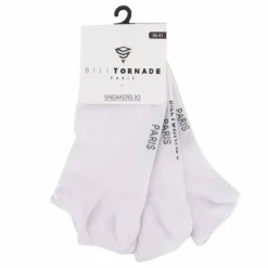 BILL TORNADE Socquettes sneakers lot x3 homme Homme BLANC Hot