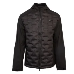 BILL TORNADE Softshell capuche matelassé racing Homme NOIR Sale