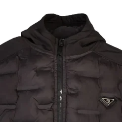 BILL TORNADE Softshell capuche matelassé racing Homme NOIR Sale