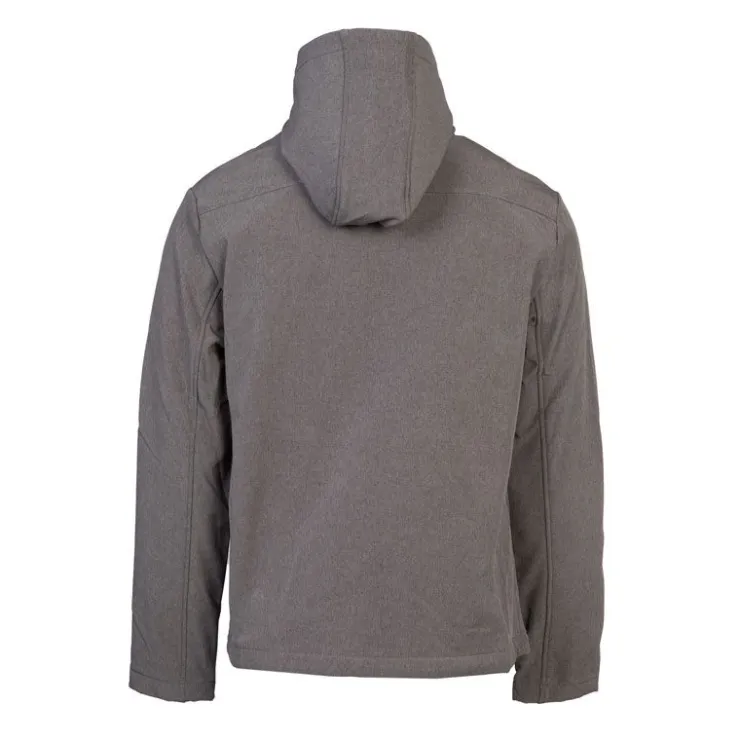 BILL TORNADE Softshell capuche matelassé racing Homme GRIS Hot