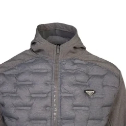 BILL TORNADE Softshell capuche matelassé racing Homme GRIS Hot