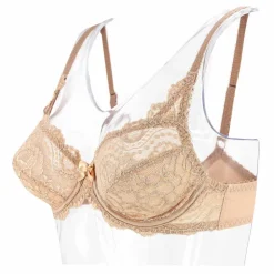 PLAYTEX Soutien gorge dentelle à armature Femme BEIGE New