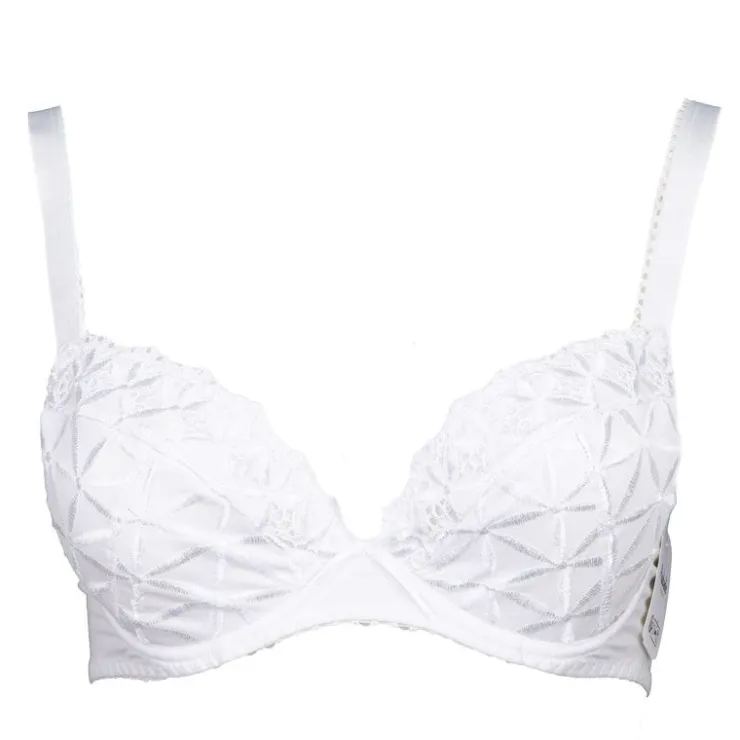AUBADE Soutien gorge en dentelle avec noeud Femme BLANC Best