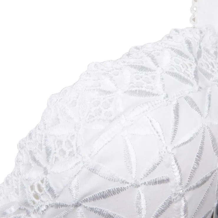 AUBADE Soutien gorge en dentelle avec noeud Femme BLANC Best