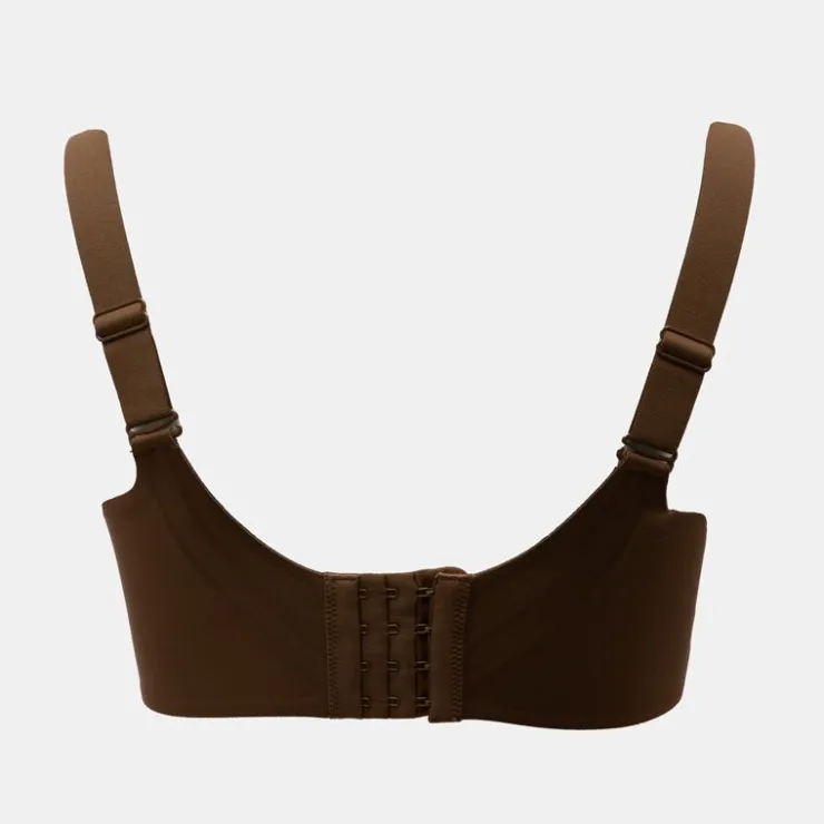 BURTON OF LONDON Soutien gorge invisible dentelle rosanne Femme MARRON FONCE