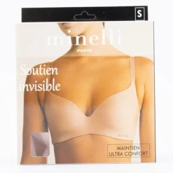 MINELLI Soutien gorge invisible fines bretelles benedicta Femme ROSE CLAIR