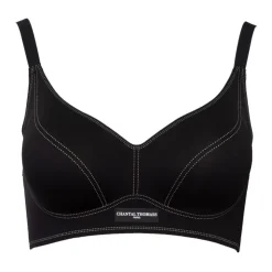 CHANTAL THOMASS Soutien gorge invisible nisette ultra confort Femme NOIR New