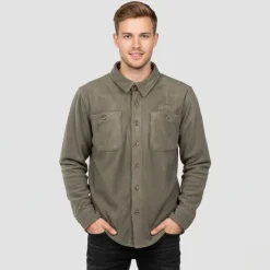 KAPORAL Surchemise polaire diamantino Homme KAKI New